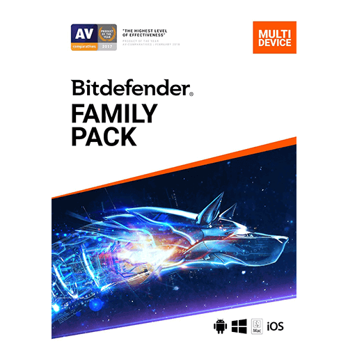 Bitdefender Family Pack 15 Devices 1 Year USA & Canada